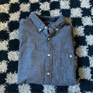 J Crew Shirt Mens SLIM Gray Button Down